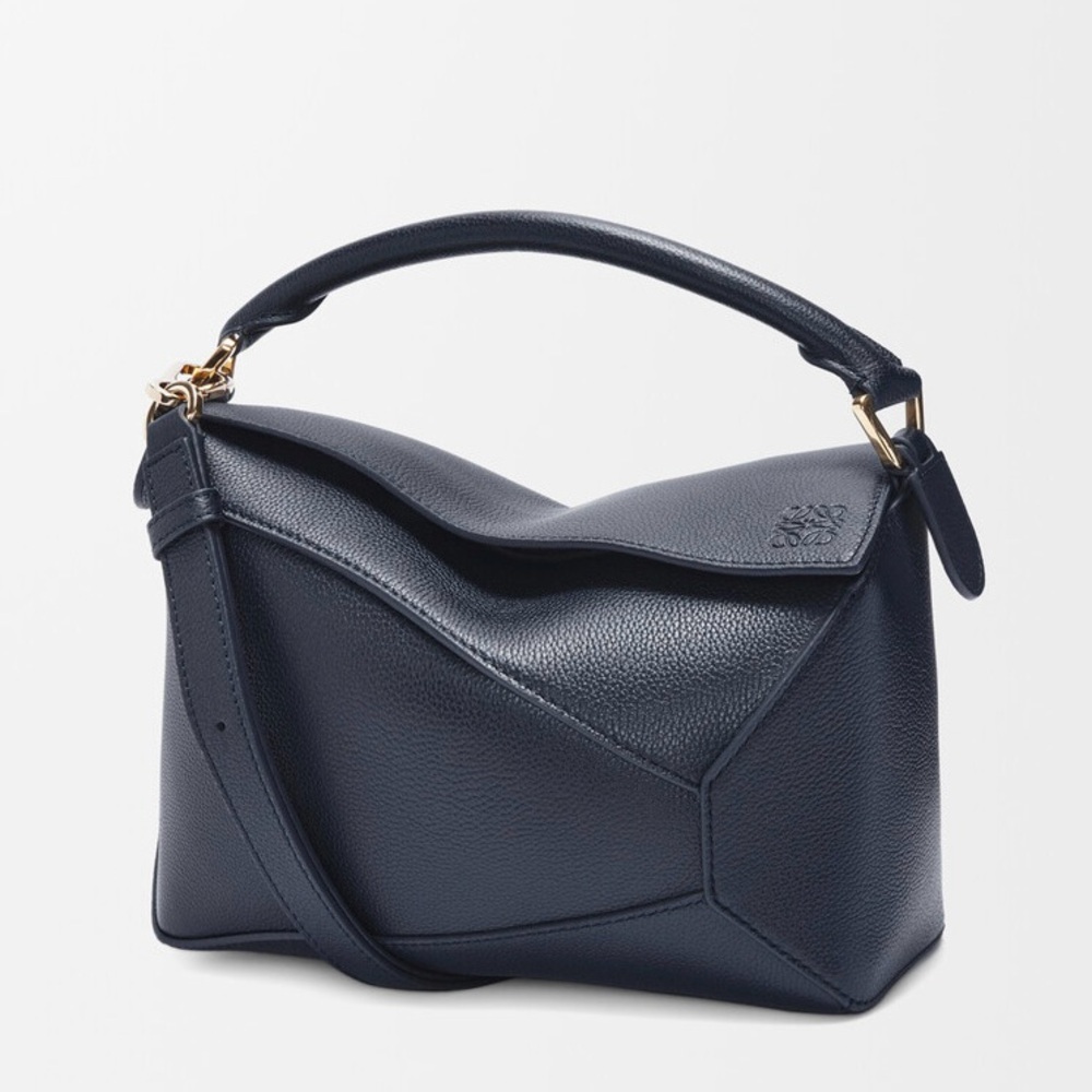 Loewe Small Puzzle bag in Midnight Blue